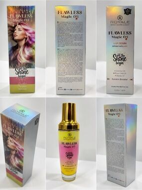 Royale Flawless Magic Oil Hair Serum — Yellow & Pink